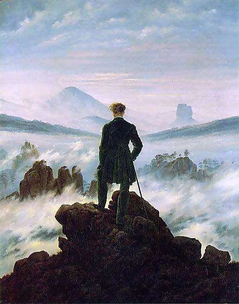 Caspar David Friedrich The wanderer above the sea of fog China oil painting art